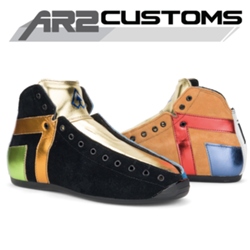 AR2 Black Suede Mango Metallics